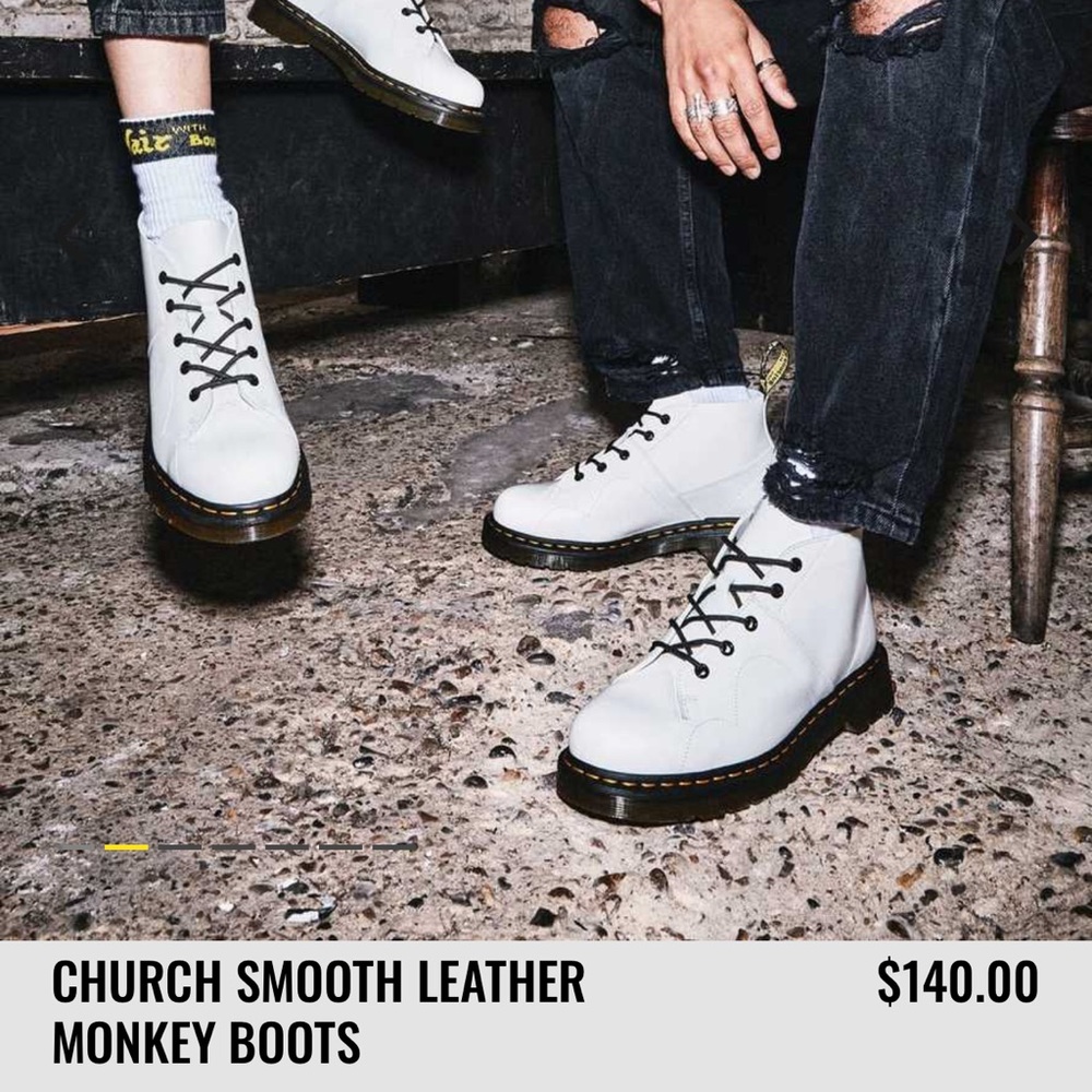 Doc martens church smooth leather monkey boots
